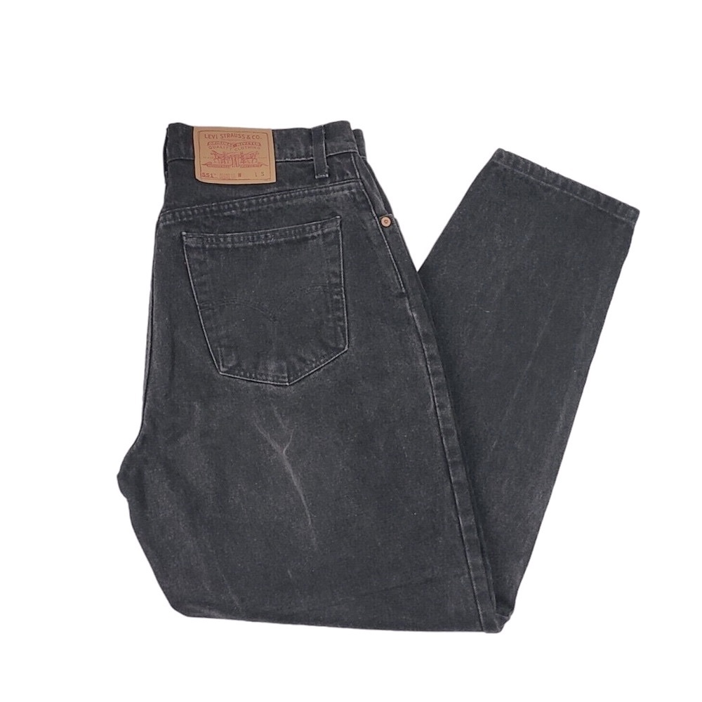 LEVI’S 551 Black Relaxed Tapered Leg Jeans
